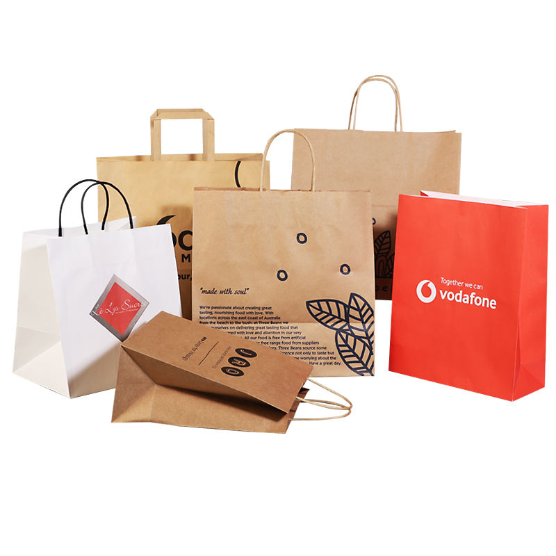 Custom Kraft Paper Shopping Bag