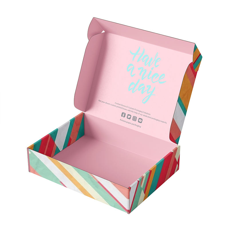 Lionwrapack Pink Packaging Box Gift Modern Mailbox Shipping Box