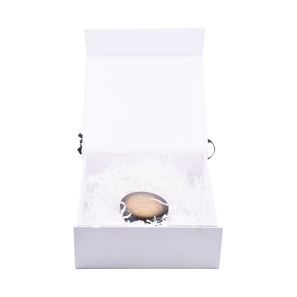 Magnetic Closure Folding Paper Gift Boxes With Ribbon