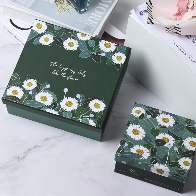 Lionwrapack paper packaging kraft lid and base gift box