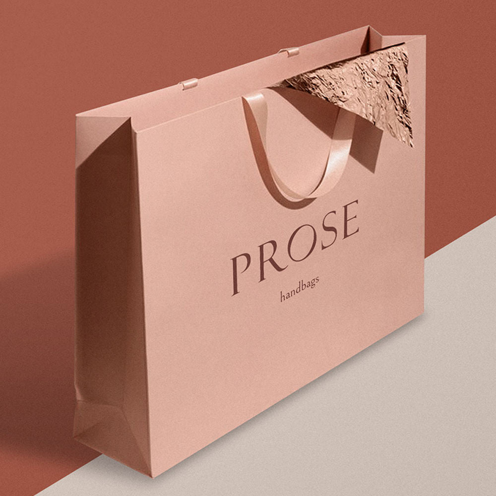 Custom Kraft Paper Shopping Bag – Style 005