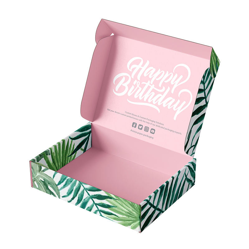 Lionwrapack Pink Packaging Box Gift Modern Mailbox Shipping Box