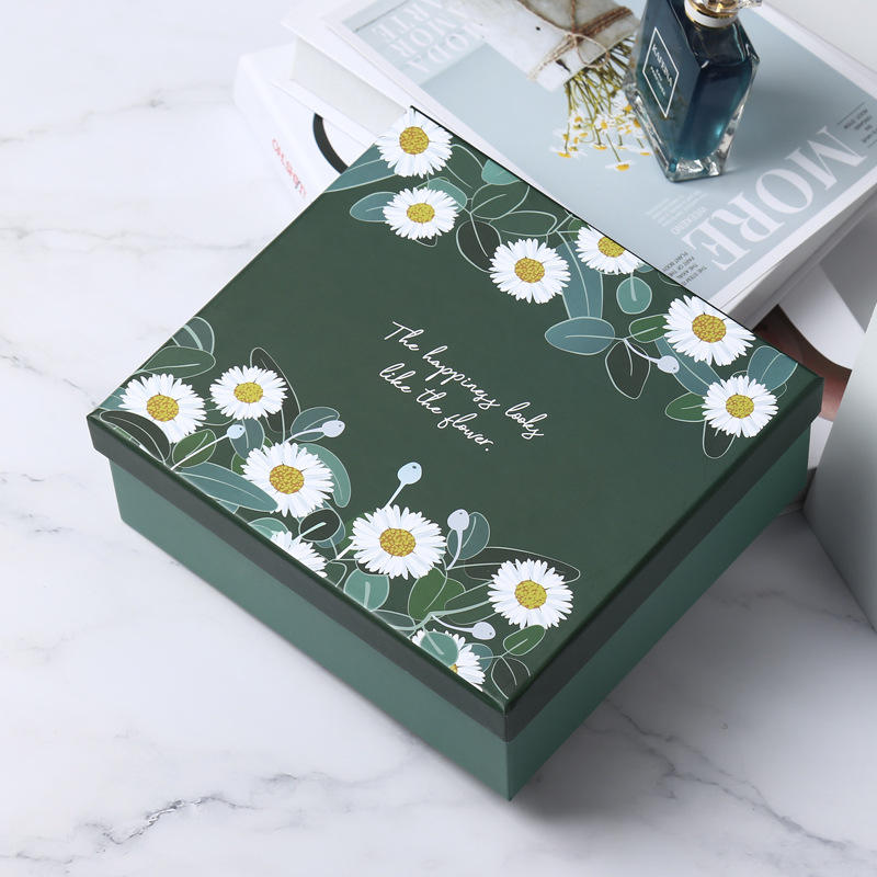 Lionwrapack paper packaging kraft lid and base gift box