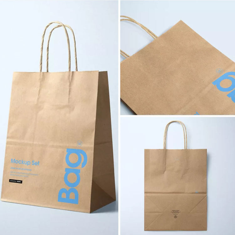 Lionwrapack Brown Kraft Paper Bags Paper Shopping Bag