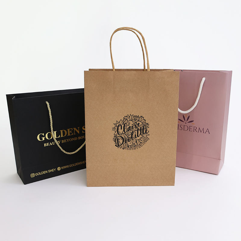 Lionwrapack Paper Bags With Your Own Personal Logo Shopping Bag