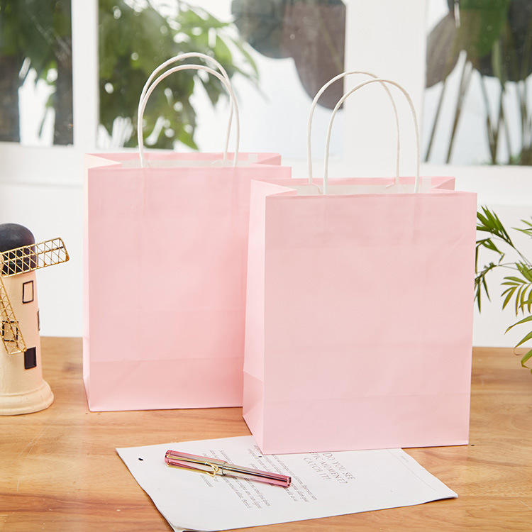 Custom Kraft Paper Shopping Bag – Style 006