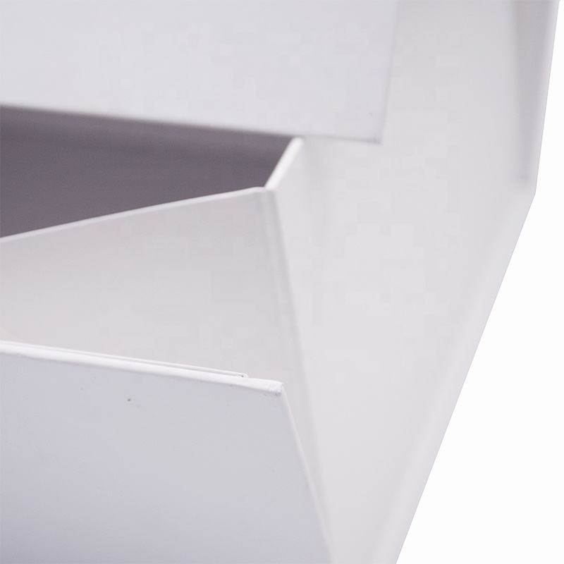 Custom White Gift Box with Ribbon Closure