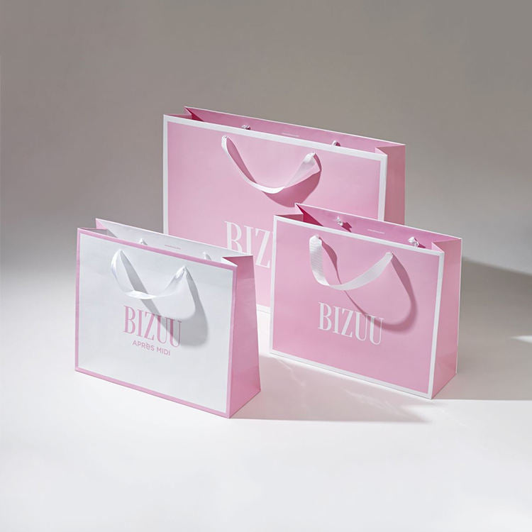 Lionwrapack Paper Bags For Hair Extension Packaging