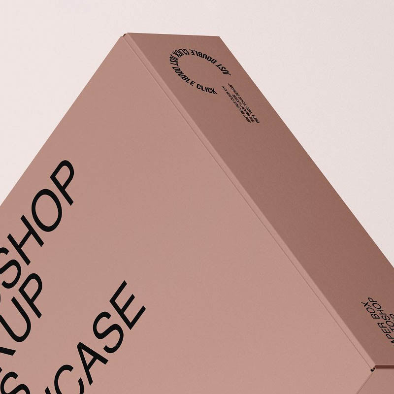Custom Blush Pink Apparel Mailer Box with Tissue