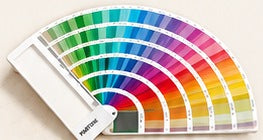 Printed colour reference fan